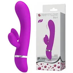 Вибратор кролик Pretty Love Bert 18.8x3.5 см фиолетовый