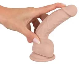 Фалоімітатор You2Toys Silicone Dildo Size M 18 см тілесний - мініатюра 6