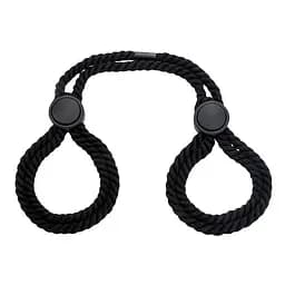 Универсальные наручники для рук и ног БДСМ Черный - Садо-мазо