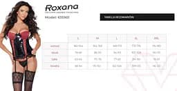 Комплект білизни Roxana 6359 S чорний з червоним - мініатюра 3