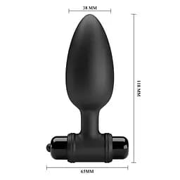 Анальна пробка PRETTY LOVE -VIBRA BUTT PLUG II LyBaile BI-040107 95877 - мініатюра 5