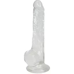Прозорий фалоімітатор Alive Jelly Dildo Lusty