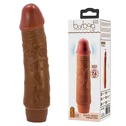 Вібратор Barbara Jeff Vibrator 7,6" Brown - мініатюра 1