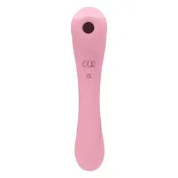 Вакуумний стимулятор клітора з вібрацією Femintimate Daisy Massager рожевий - мініатюра 2