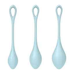 Набір йоні намистин Satisfyer Yoni Power 2 Light Blue, діаметр 2-2,5-3см Satisfyer SO5548 97960 - мініатюра 4