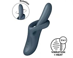 Вібратор Satisfyer Heat Flex 4 Grey - мініатюра 2