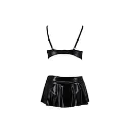 Комплект білизни під латекс Passion DEBY Set black L/XL - мініатюра 4