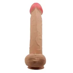 Фалоімітатор Pretty Love Sliding Skin Mendel 10.2" Flesh - мініатюра 4