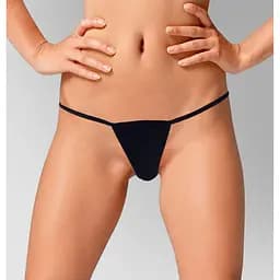 Жіночі трусики XS-2XL Art Sex - Sexy Panties з силіконовою анальною пробкою Plug Size L Black