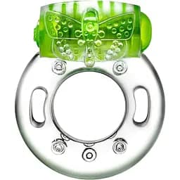 Віброкільце Blush Play With Me Arouser Vibrating C-Ring 4.4 см зелений