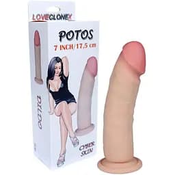 Фалоімітатор Boss Potos Loveclonex 7 20,5 см (тілесний)