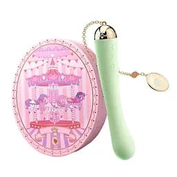 Вібратор для точки G з підключенням до телефону Zalo Momoko Melon Green