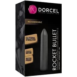 Перезаряджувана віброкуля Dorcel Rocket Bullet Black - мініатюра 3