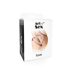 Жіночі трусики Art of Sex - Love Червоні розміри M - мініатюра 3