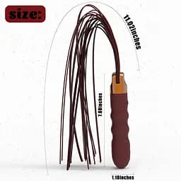 Вібратор-флогер- Virbating Flogger - мініатюра 9