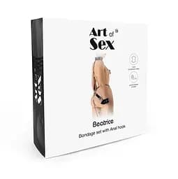 Бондажний набір із металевим анальним гаком №2 Art of Sex Beatrice Bondage set with anal hook №2 - мініатюра 7