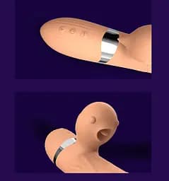 Вібратор Basia Thtusting Vibrator 2 in 1 Tongue Vibrators USB Boss Series 26-00140 102100 - мініатюра 6