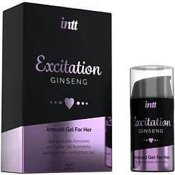 Збуджуючий гель Intt Excitation 15 мл з екстрактом женьшеню, з ефектом вібрації - мініатюра 2