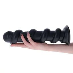 Анальна пробка для фістингу Toyz4lovers Pico De Fogo 32 см (чорний) - мініатюра 6