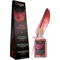 Масажна олія Orgie Lips Massage Kit полуниця, 100 мл