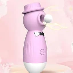 Клиторальный вакуумный вибратор в шляпе Wo-sex LiloUSB - Фиолетовый