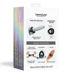 Ерекційне кільце Love To Love Flux Ring подвійне Black Onyx - мініатюра 8