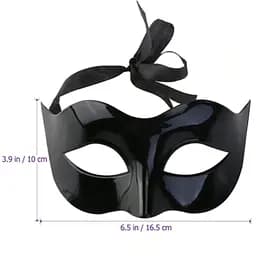 Оригінальна пластикова маска, чорна Афродита maskblack 91635
