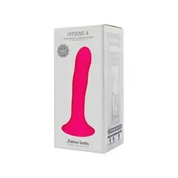 Ділдо з присоскою Adrien Lastic Hitsens 4 Pink, відмінно для страпону, діаметр 3,7 см, довжина 17,8 см - мініатюра 6