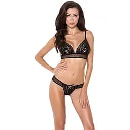 Комплект белья Passion ERZA Set black L/XL