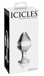 Анальна пробка Icicles No. 25 прозора - мініатюра 1