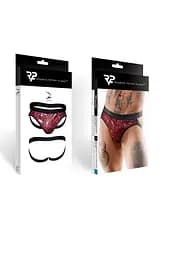 Труси Regnes Fetish Planet Jockstraps M червоний-чорний - мініатюра 6