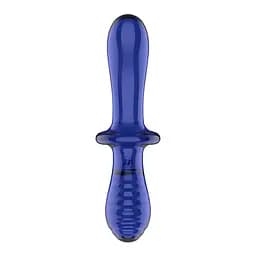 Ділдо Satisfyer Double Crystal (light blue) - мініатюра 2