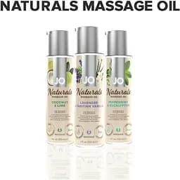 Масажна олія System JO - Naturals Massage Oil - Lavender & Vanilla 120 млє - мініатюра 5