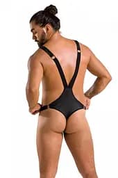 Боді чоловіче Passion Free Your Senses Harry 028 S/M чорний - мініатюра 2