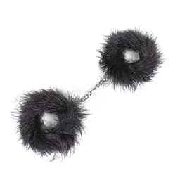 Наручники - Black Marabou Handcuffs - мініатюра 2