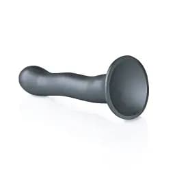 Фалоімітатор Ouch! Curvy G-Spot Dildo 7'' 17 cm (сірий) - мініатюра 12