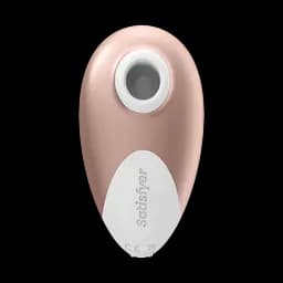 Вакуумний стимулятор клітора Satisfyer Deluxe золотий - мініатюра 2