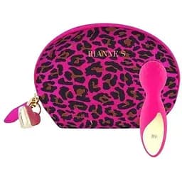 Міні-вібромасажер Rianne S Lovely Leopard Mini Wand Pink