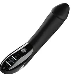 Вібратор з електростимуляцією Mystim Tickling Truman eStim Black Mystim SO3472 90401 - мініатюра 3
