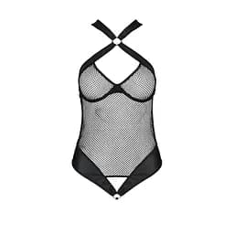 Сітчастий боді з халтером Amanda Body black - Passion L/XL - мініатюра 3