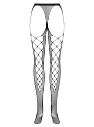 Колготки Obsessive Tights S233 S/M/L чорний - мініатюра 6