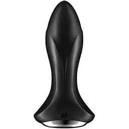 Анальна смарт-вібропробка із перловим масажем Satisfyer Rotator Plug 1+ Чорна - мініатюра 4