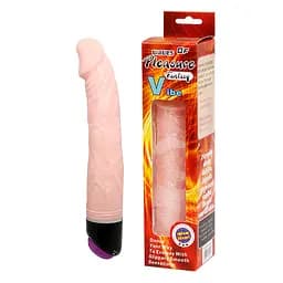 Вібратор Waves Of Pleasure Fantasy Vibe тілесний 23 см - мініатюра 1