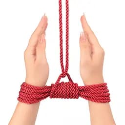 Мотузка - Rebellion Reign Red Bondage Rope, 10 м - мініатюра 4