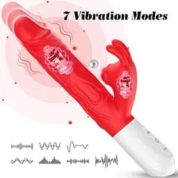 Вібратор B-Series Silicone Vibrator, силіконовий, 10 поштовхів і 7 коливань Boss Series 63-00080 103506 - мініатюра 3