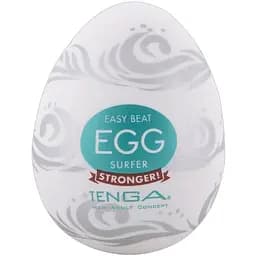 Мастурбатор яйцо Tenga Egg Stronger Surfer белый