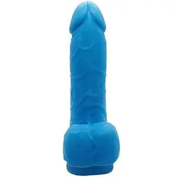 Крафтове мило-член із присоскою Чистий Кайф Blue size S натуральне - мініатюра 3