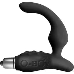 Вибромассажер простаты Rocks Off O-Boy Black для новичков максимальный диаметр 30 мм массаж промежности