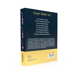 Вагінальні кульки Erospace Sweet Play A12, 3 шт., рожевий - мініатюра 8