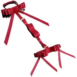 BDSM набор Upko Bowknot Hogtie Portable Bondage Gear красный
